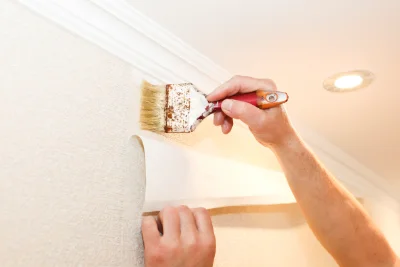 Pose de papier peint à Fougerolles — revêtements muraux et toiles de verre